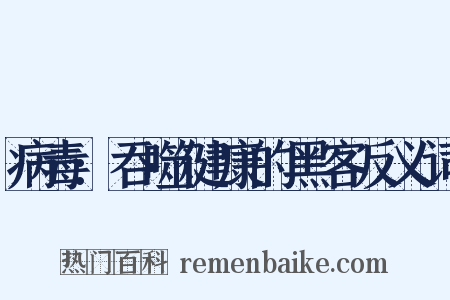 病毒:吞噬健康的黑客反义词是什么意思的图片